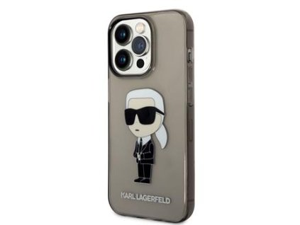 Karl Lagerfeld IML Ikonik NFT Zadní Kryt pro iPhone 14 Pro Black