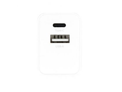 H33AC-E10 33W Cestovní Nabíječka Dual USB-A + USB-C White