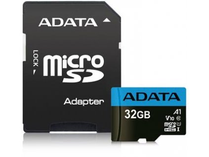 microSDHC 32GB ADATA Premier Class 10 vč. Adapteru