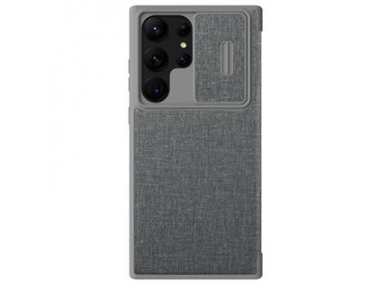 Nillkin Qin Book PRO Cloth Pouzdro pro Samsung Galaxy S23 Ultra Grey