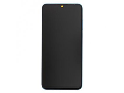 LCD Display + Dotyková Deska + Přední Kryt Huawei P30 Lite Blue (pro 24MP foto)