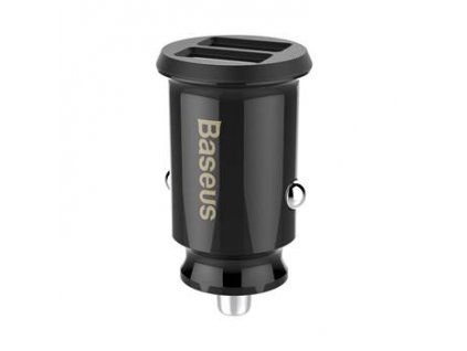 Baseus CCALL-ML01 Grain Nabíječka do Auta 15.5W 2x USB Black