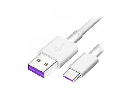 Huawei AP71 Quick Charger USB-C Datový Kabel 5A 1m White (Bulk)