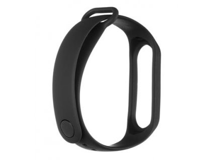 Tactical 513 Silikonový Řemínek pro Xiaomi Mi Band 3/4 Black