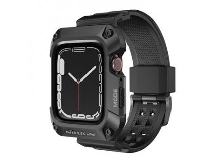 Nillkin DynaGuard Řemínek + Kryt pro Apple Watch Series 44mm 4/5/6 Black