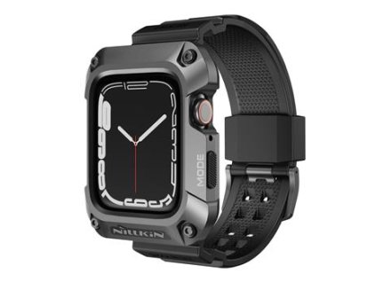 Nillkin DynaGuard Řemínek + Kryt pro Apple Watch Series 44mm 4/5/6 Gray