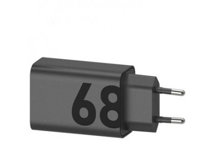 MC-682L Motorola USB-C 68W GaN Cestovní nabíječka Black (Service Pack)