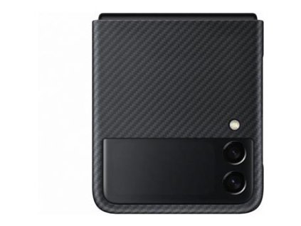 EF-XF711SBE Samsung Aramidový Kryt pro Galaxy Z Flip 3 Black (Pošk. Balení)