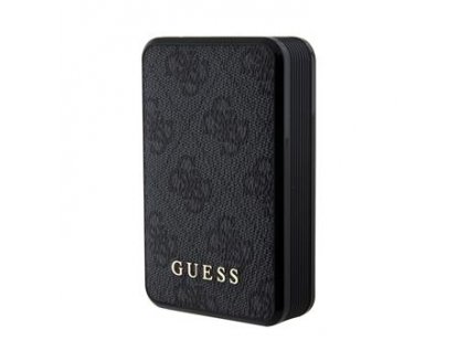 Guess PU 4G Leather Powerbanka 10000mAh Black