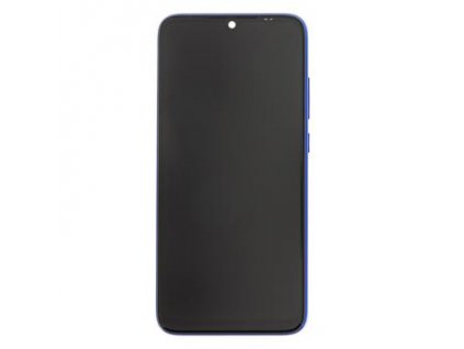 LCD Display + Dotyková Deska + Přední Kryt pro Xiaomi Redmi Note 7 Blue (Service Pack)