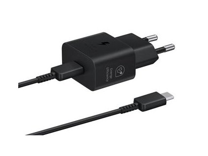 EP-T2510XBE Samsung USB-C 25W Cestovní nabíječka Black