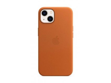 MM103ZM/A Apple Kožený Kryt vč. MagSafe pro iPhone 13 Golden Brown