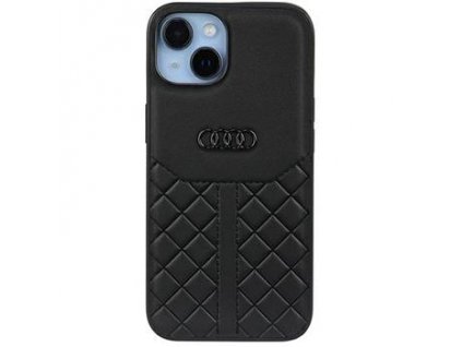 Audi Genuine Leather Zadní Kryt pro iPhone 14 Black