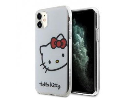 Hello Kitty IML Head Logo Zadní Kryt pro iPhone 11 White