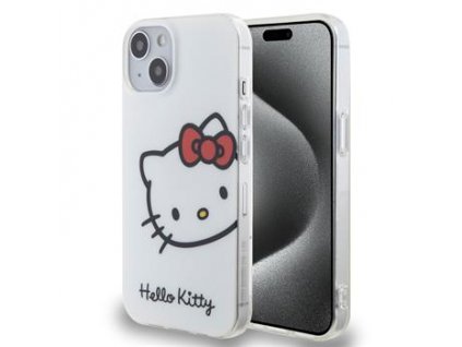 Hello Kitty IML Head Logo Zadní Kryt pro iPhone 13 White