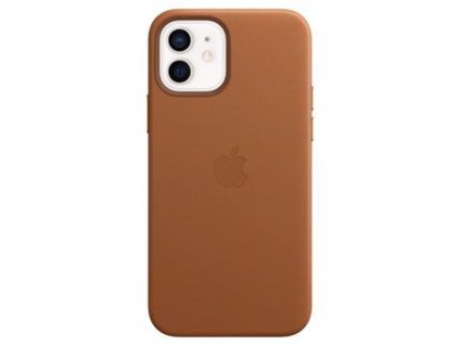 MHKF3FE/A Apple Kožený Kryt vč. MagSafe pro iPhone 12/12 Pro Saddle Brown