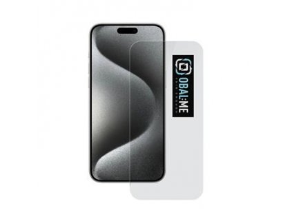 OBAL:ME 2.5D Tvrzené Sklo pro Apple iPhone 15 Pro Max Clear