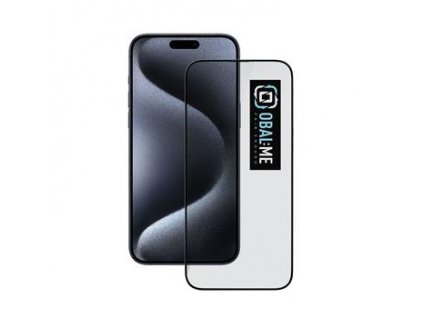 OBAL:ME 5D Tvrzené Sklo pro Apple iPhone 15 Pro Black