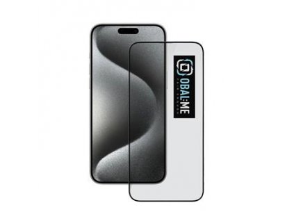 OBAL:ME 5D Tvrzené Sklo pro Apple iPhone 15 Pro Max Black