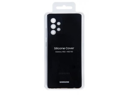EF-PA525TBE Samsung Silikonový Kryt pro Galaxy A52/A52 5G/A52s Black (Pošk. Balení)