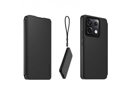 Made for Xiaomi Book Pouzdro s Poutkem pro Xiaomi Redmi Note 13 Pro 5G Black