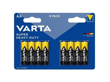 Varta Super Heavy Duty AA Baterie 8ks