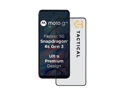 Tactical Glass Shield 5D sklo pro Motorola G45 Black