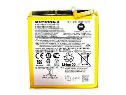 KD40 Motorola Baterie 4000mAh Li-Ion (Service Pack)