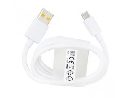 DL129 Realme USB-C Datový Kabel Fast Charge 65W 1m White (Service Pack)