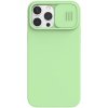 Nillkin CamShield Silky Magnetic Silikonový Kryt pro Apple iPhone 13 Pro Max Mint Green