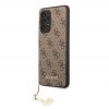 Guess 4G Charms Zadní Kryt pro Samsung Galaxy A53 5G Brown