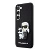 Karl Lagerfeld PU Saffiano Karl and Choupette NFT Zadní Kryt pro Samsung Galaxy S23 Black