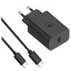 Motorola TurboPower Cestovní Nabíječka USB-C 30W vč. USB-C/USB-C Kabelu Black