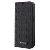 Karl Lagerfeld PU Saffiano Monogram Book Pouzdro pro iPhone 14 Pro Max Black