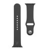 Tactical 456 Silikonový Řemínek pro Apple Watch 1/2/3/4/5/6/7/8/9/SE 38/40/41mm Black