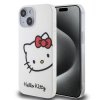 Hello Kitty IML Head Logo Zadní Kryt pro iPhone 15 White