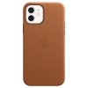 MHKF3FE/A Apple Kožený Kryt vč. MagSafe pro iPhone 12/12 Pro Saddle Brown