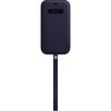 MK0D3FE/A Apple Leather Sleeve Kryt vč. MagSafe pro iPhone 12 Pro Max Deep Violet