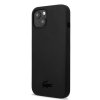 Lacoste Liquid Silicone Glossy Printing Logo Kryt pro iPhone 13 mini Black