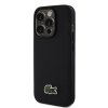 Lacoste Iconic Petit Pique Woven Logo Magsafe Zadní Kryt pro iPhone 15 Pro Max Black