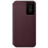 EF-ZS906CEE Samsung Clear View Cover pro Galaxy S22+ Burgundy (Pošk. Balení)