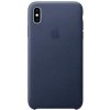 MRWU2ZM/A Apple Kožený Kryt pro iPhone XS Max Midnight Blue