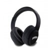 DKNY PU Leather Arch Logo Bluetooth Stereo Headphone Black