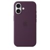 MYY43ZM/A Apple Silikonový Kryt vč. Magsafe pro iPhone 16 Plum