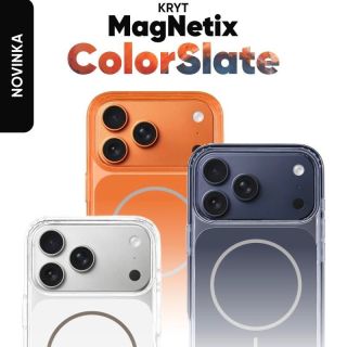 Design, který ladí s iPhonem. MagSafe kryty MagNetix ColorSlate ✔️ 👉 https://www.mobilmax-servis.cz