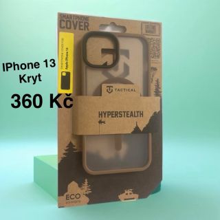 📱 iPhone 13 – kryt Tactical Hyperstealth Stylová ochrana za rozumnou cenu. 💰 360 Kč ✔️ Pevné provedení ✔️ Ochrana rohů a...