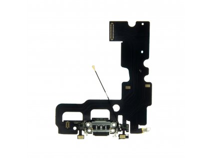 Nabíjecí konektor iPhone 7 flex včetně mikrofonu Black