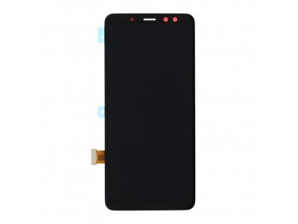 Originál LCD display + Dotyk Samsung A530 Galaxy A8 2018 Black (Service Pack)
