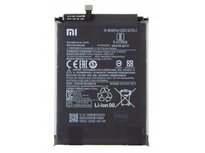 Originální Baterie Xiaomi Redmi Note 9S - BN55 - 5020mAh (Service Pack)