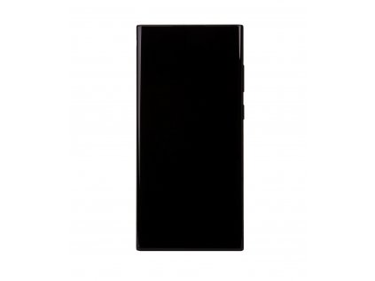 Originál LCD display + Dotyk + Přední kryt Samsung S908B Galaxy S22 Ultra Phantom Graphite (Service Pack)